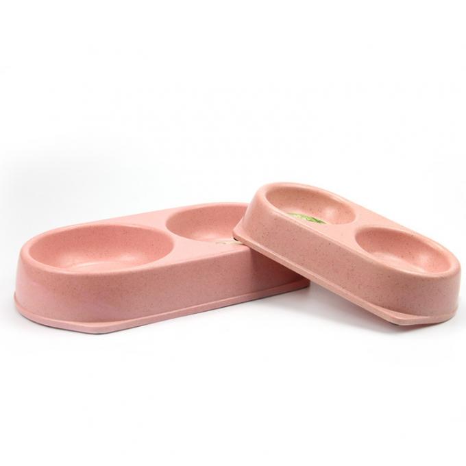 حرفه ای ساخته شده رنگارنگ جذاب بامبو پالتو خوراک کاسه 1