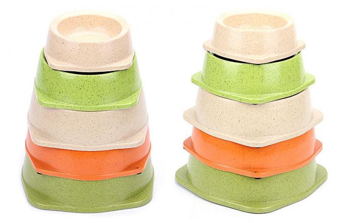 فروشگاه حیوانات خانگی سبک جدید کاسه فیبر بامبو کاسه گربه 2