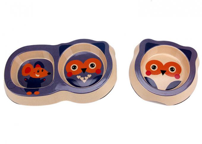 خوشگله و خوشگله ظاهر بامبو پالتو گربه و سگ کاسه تغذیه 2