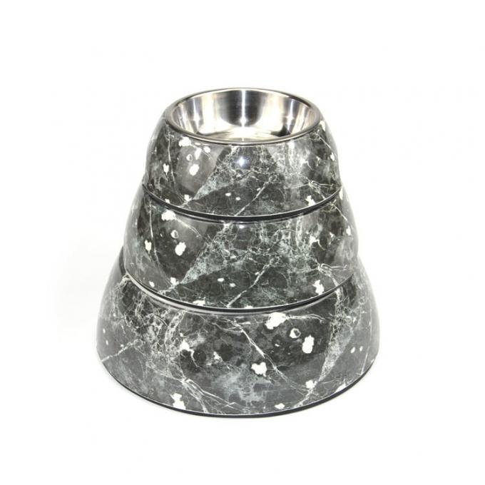 کیفیت بالا رنگارنگ آب محصولات حیوانات خانگی فولاد ضد زنگ کاسه سگ 2