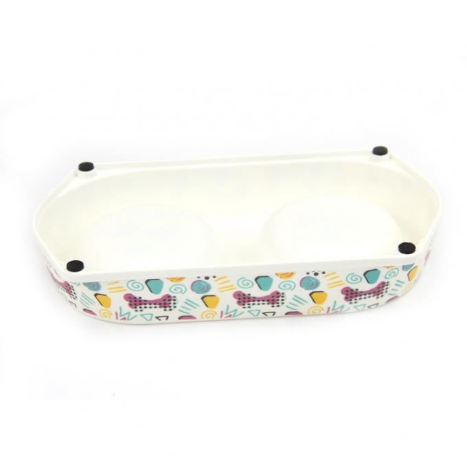 محصولات حیوانات خانگی فنجان دو قاشقی با فیبر بامبو با کیفیت بالا 2