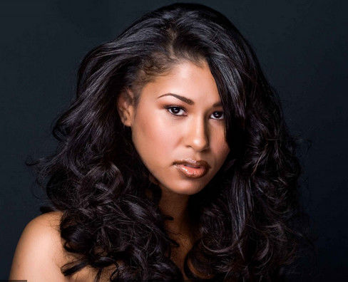 100 گرمي سياه طبيعي بدن موج هندي موهاي موي پيچيده انسان بدون پيچيده 5A